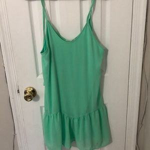 LUSH Light Green Floaty dress
